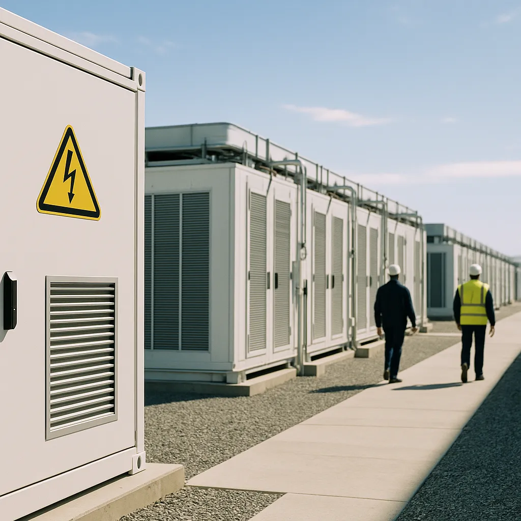 A data center featuring battery, data centers, related to AI's Power Problem: 2,500 Gigawatts Stuck in Grid Queue as S