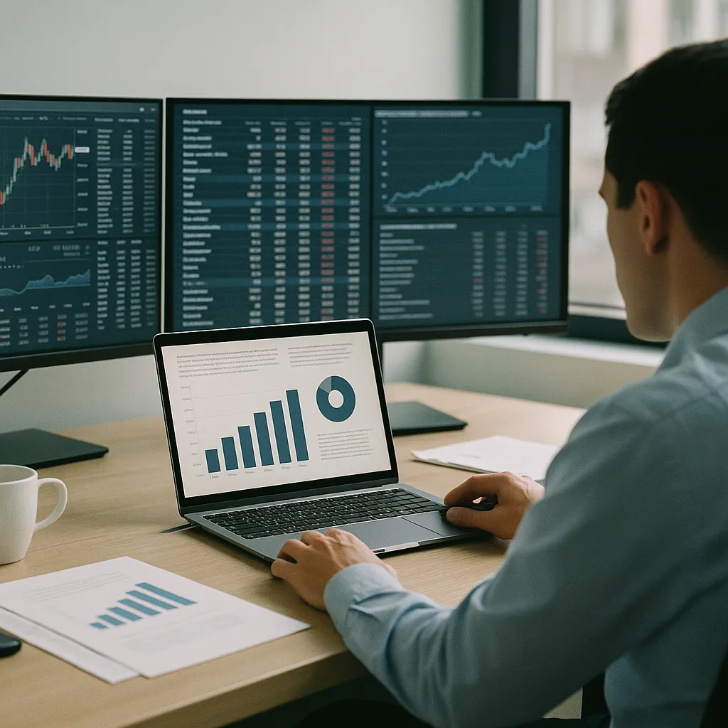 A office where a person is deploying related to Banks Are Spending Billions on AI. Almost None of It Is in P