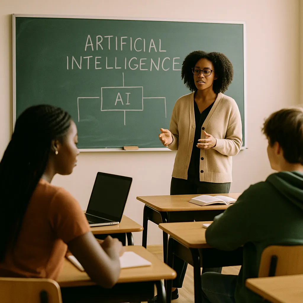 A classroom featuring classroom, related to U.S. Education Department Finalizes Rule to Embed AI Literac