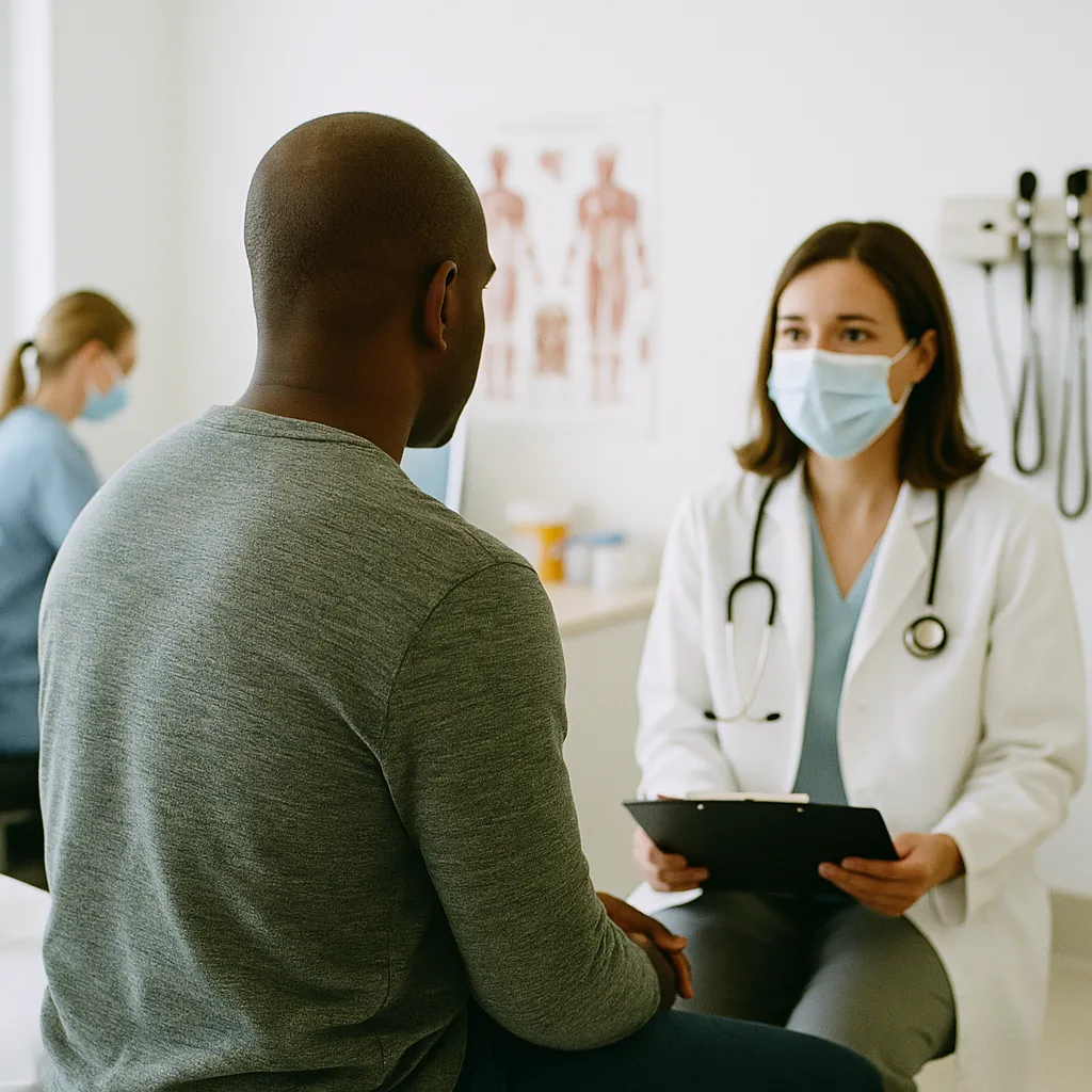 A Clinic featuring patient, related to Hoppr and a chip manufacturer Just Collapsed the Data Requir