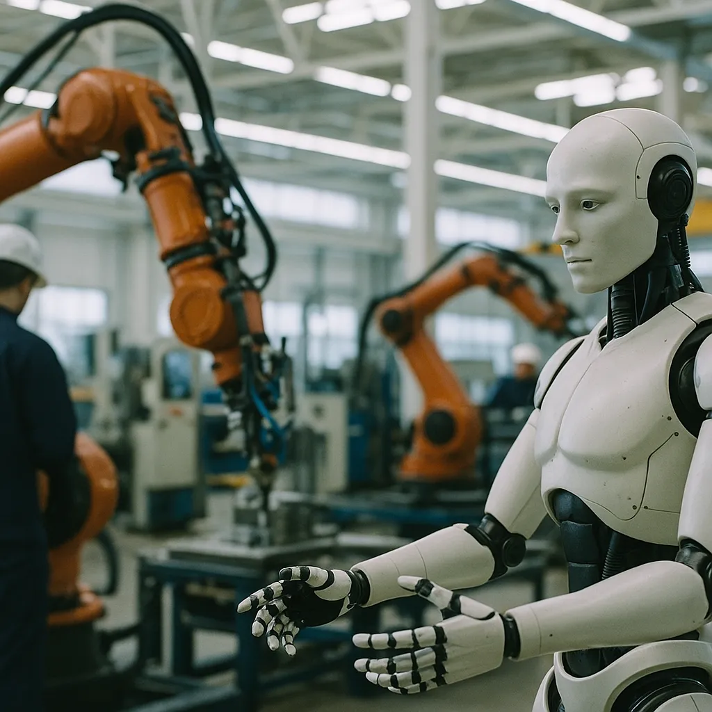 A factory featuring robots, robot, related to National Robotics Week 2026: Physical AI Has Hit the Factory