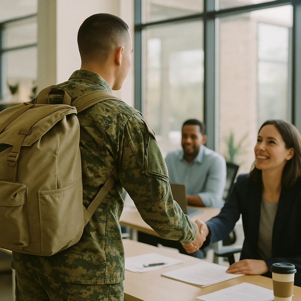 Scene in a professional environment with someone deploying