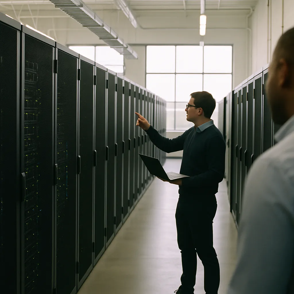 A Data center featuring Data Centers, data centers, related to 'Powered Land': How AI Data Centers Are Reshaping Commercial