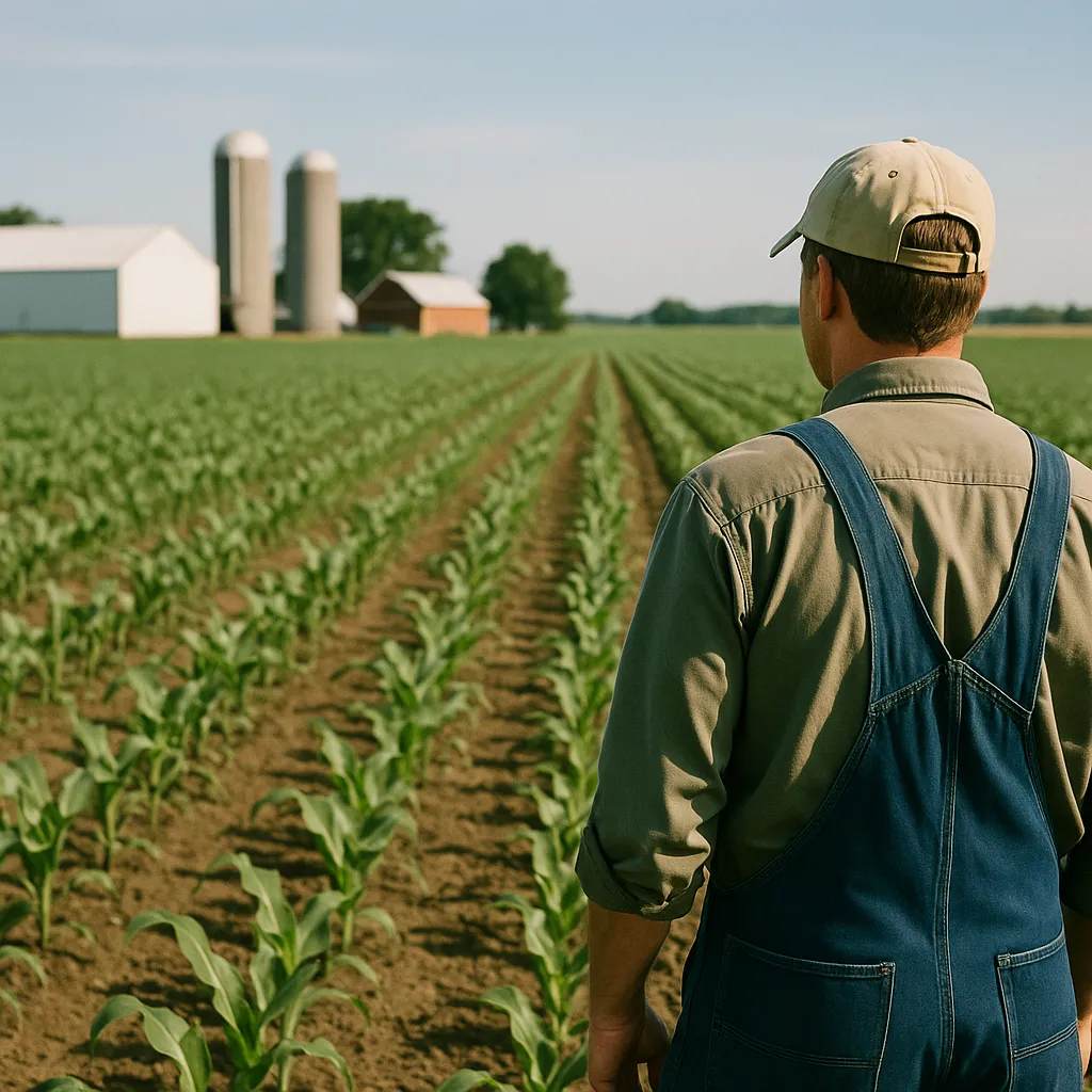 A farm featuring Field, crop, related to 2026 State of Farm Report: Only 14% of Farmers Use AI Despit
