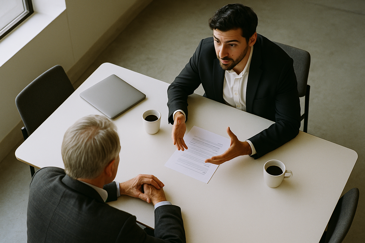 A CEO and AI advisor in an authentic business meeting — the conversation every CEO needs to have about AI