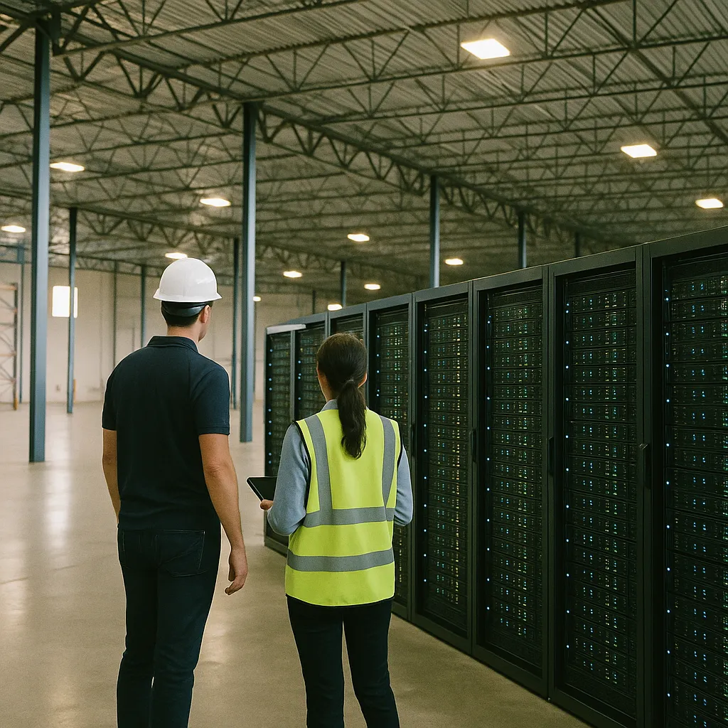 A warehouse featuring warehouse, Data centers, related to AI Could Add 330 Million Square Feet to US Commercial Real E