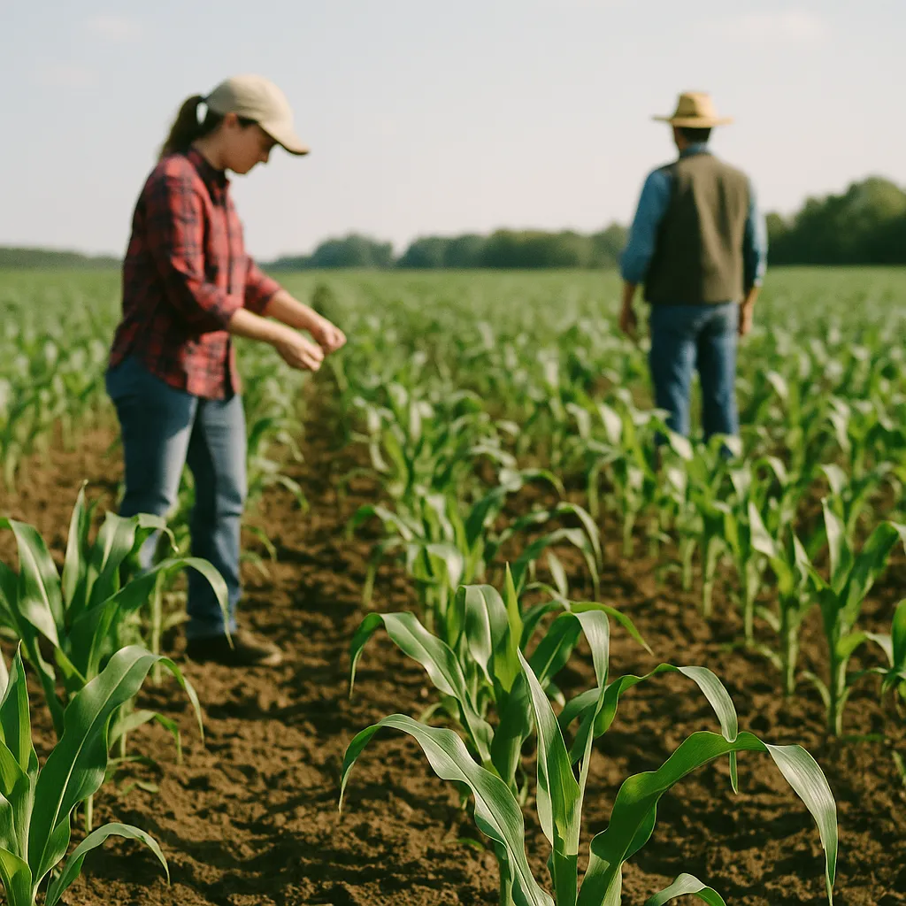A farm field featuring Crop, crop, related to $3.15 Billion Flows Into AI-Powered Crop Micronutrients as P