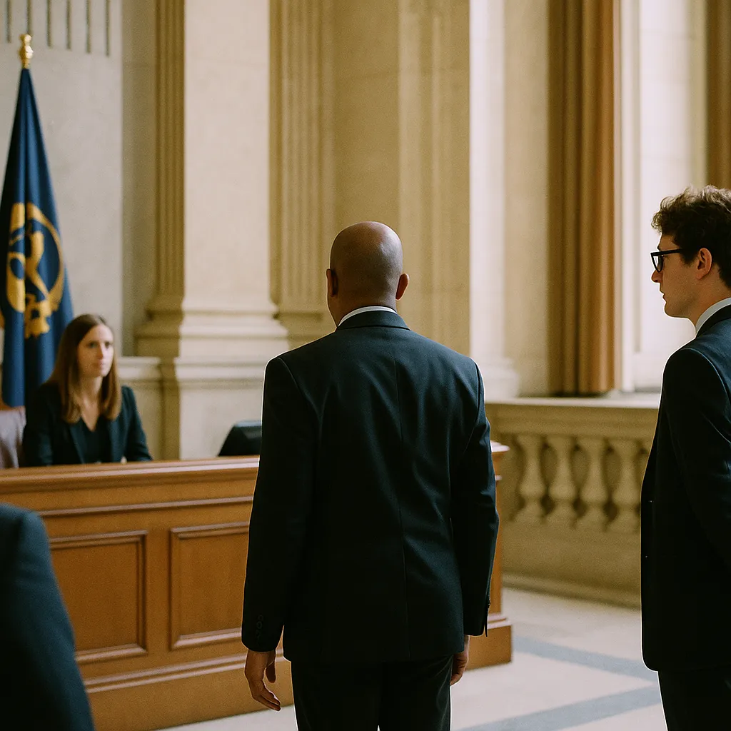 A government building interior related to a major software company and xAI Agree to Give U.S. Regulato
