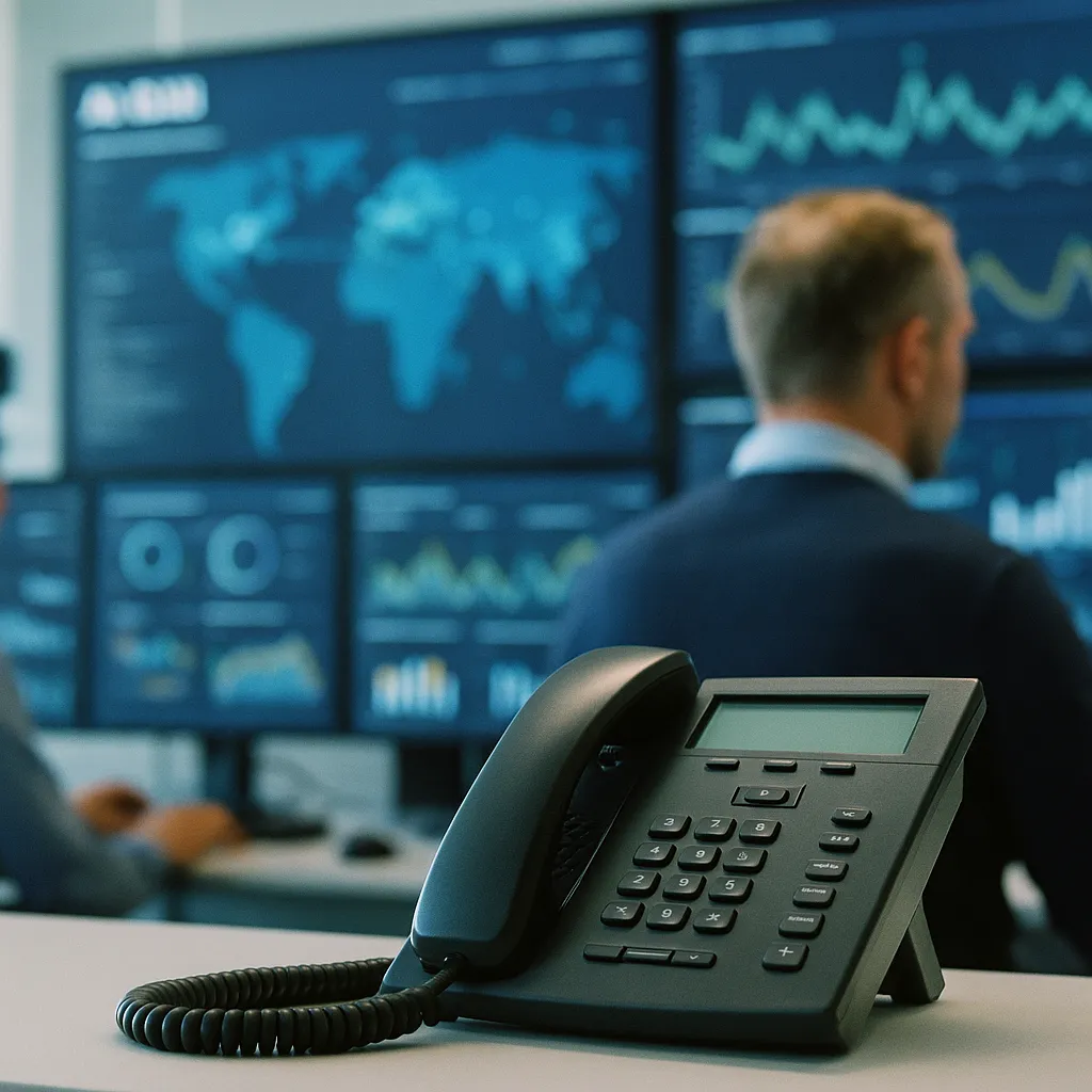 A network operations center featuring phone, related to AI RAN in 2026: Where the Industry Actually Stands on AI-Nat
