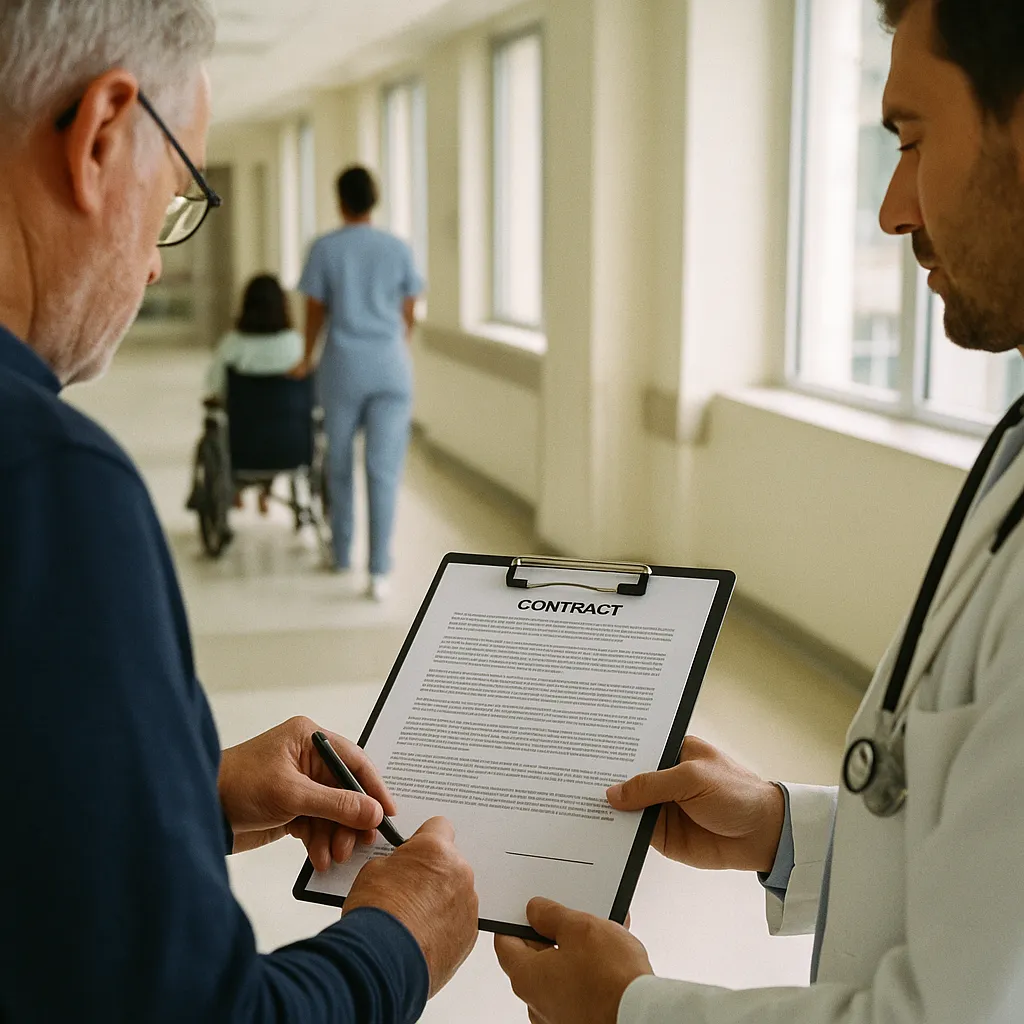 A hospital featuring contract, related to Daily AI Briefing — 2026-05-29