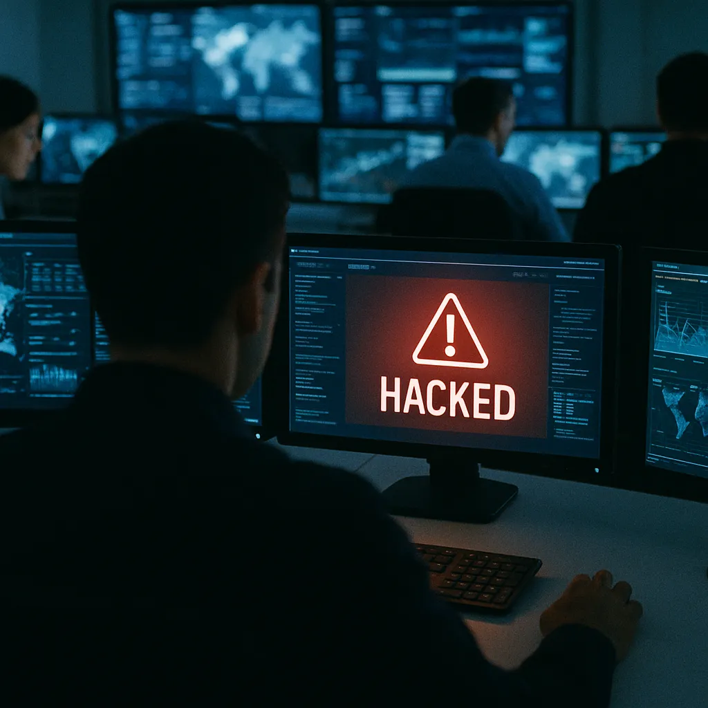 A cybersecurity operations center related to a major tech company Confirms First Real-World Case of Hacke from an unusual angle or perspective