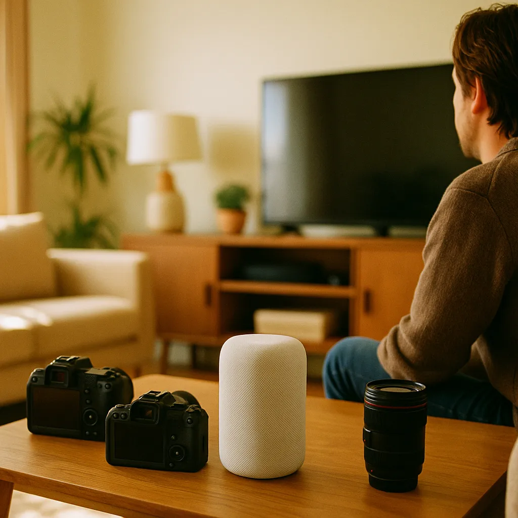 A living room featuring cameras, camera, related to a major tech company Home's Spring 2026 Update Turns an AI m