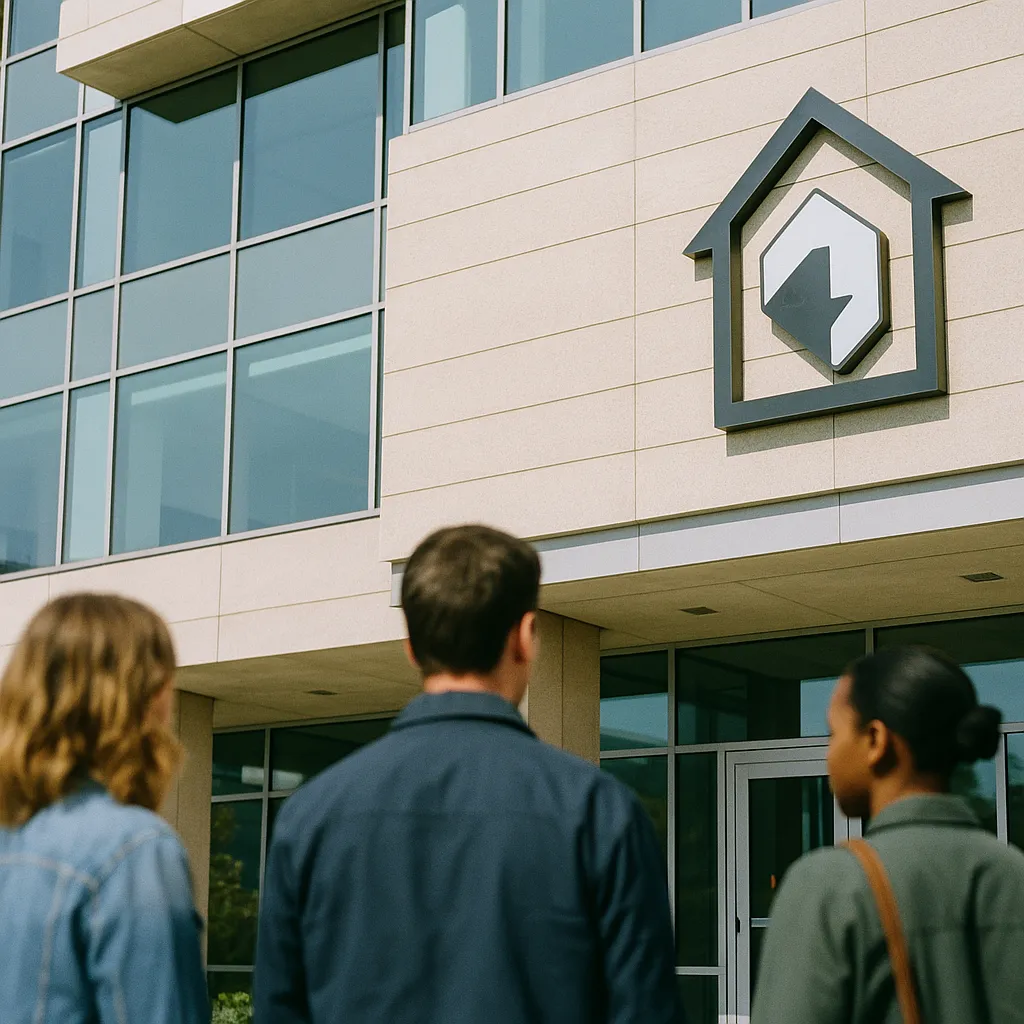 A modern building exterior related to Homebuyer Trust in AI Has Collapsed — and Two-Thirds Want Ma