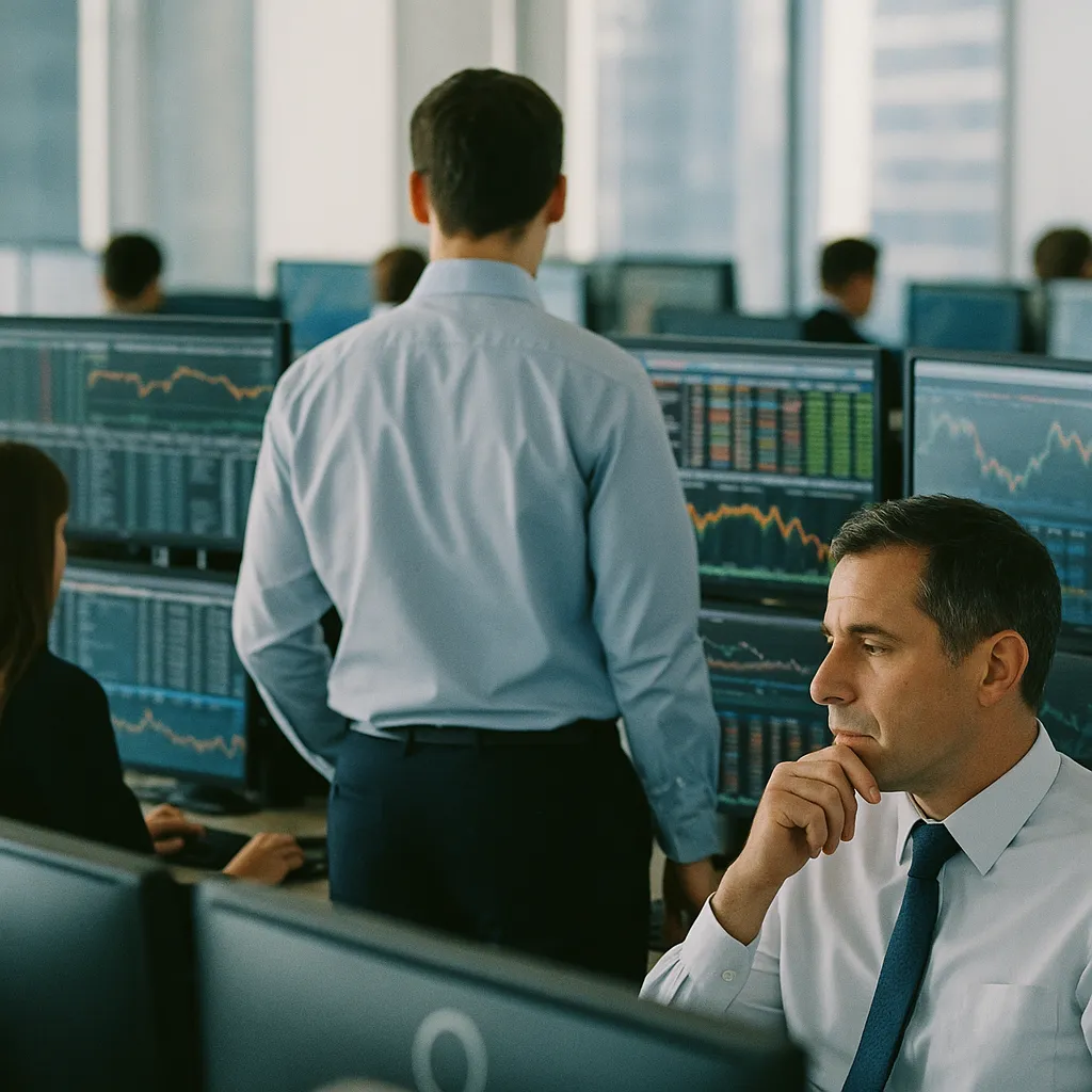 A financial trading floor related to Governance Failures, Grant Thornton Survey Finds
