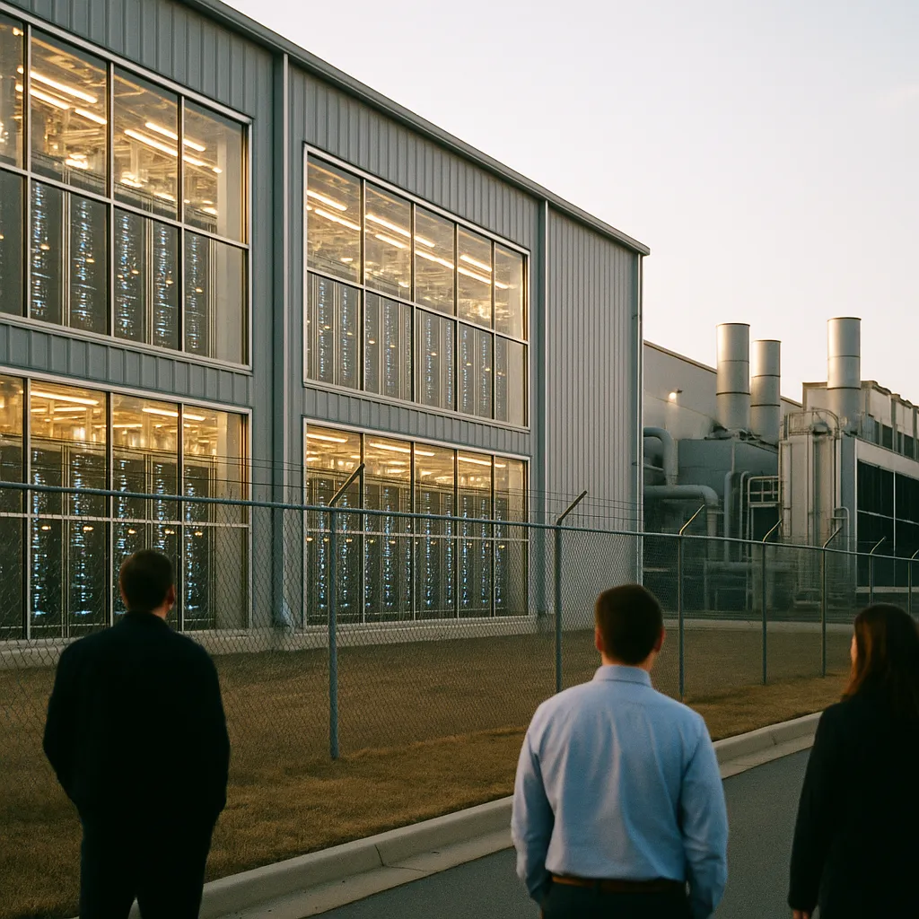 A Data Center featuring Data Centers, data center, related to a major software company May Shelve 2030 Clean Energy Target from an unusual angle or perspective
