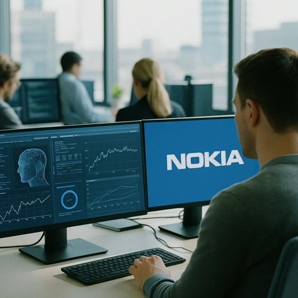 A newsroom related to Nokia Shifts From AI-Assisted Tools to Fully Agentic Broadba