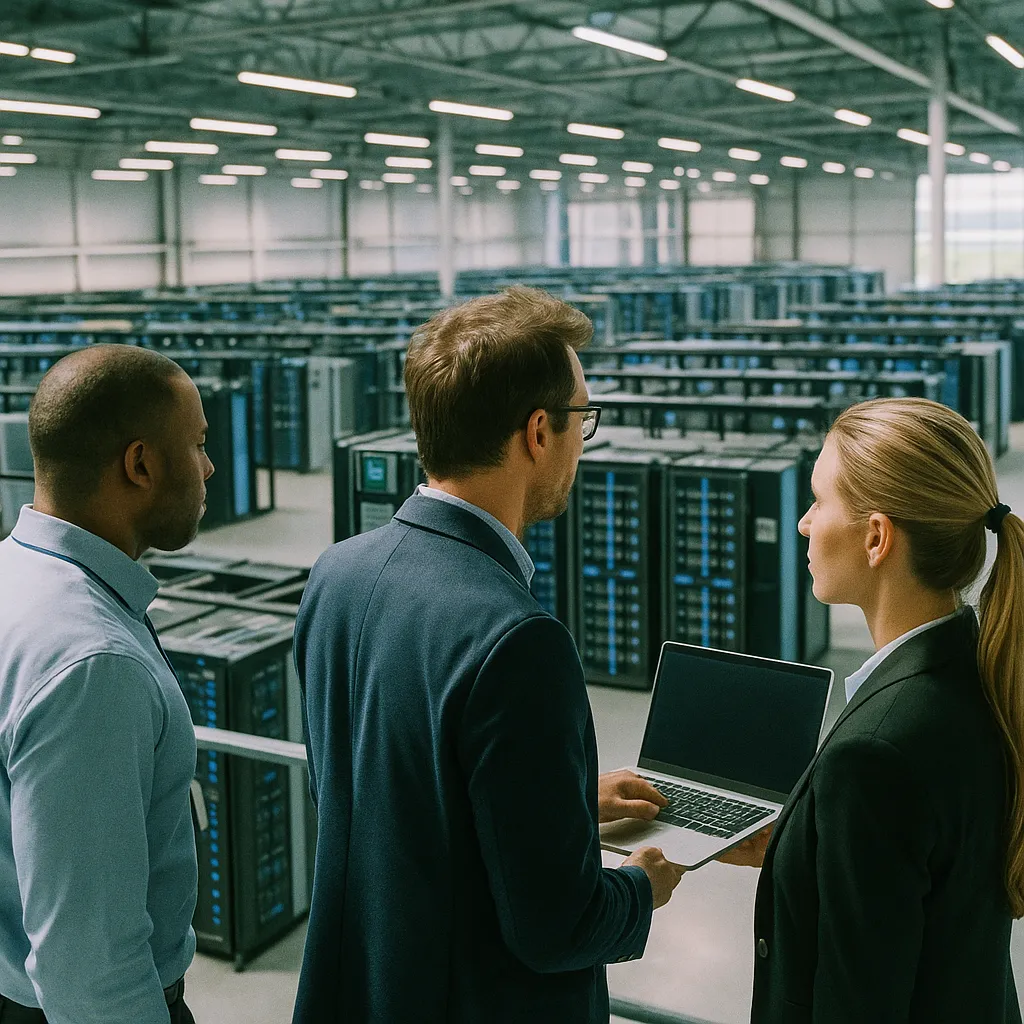 A Newsroom featuring Data Centers, data centers, related to a chip manufacturer and Emerald AI Build AI Data Centers Tha