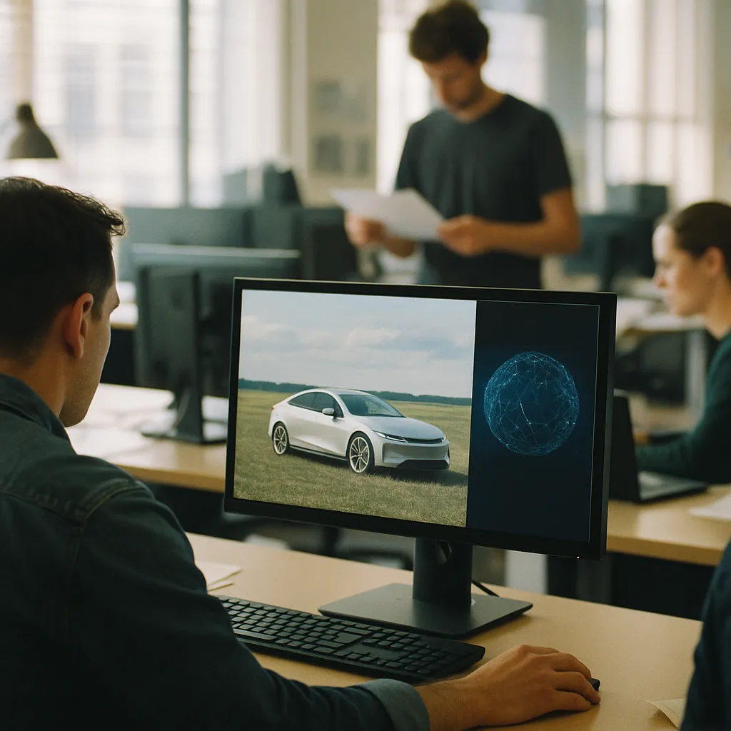 A newsroom featuring vehicles, field, related to 'World Models' Are AI's Next Frontier — and They Could Chang