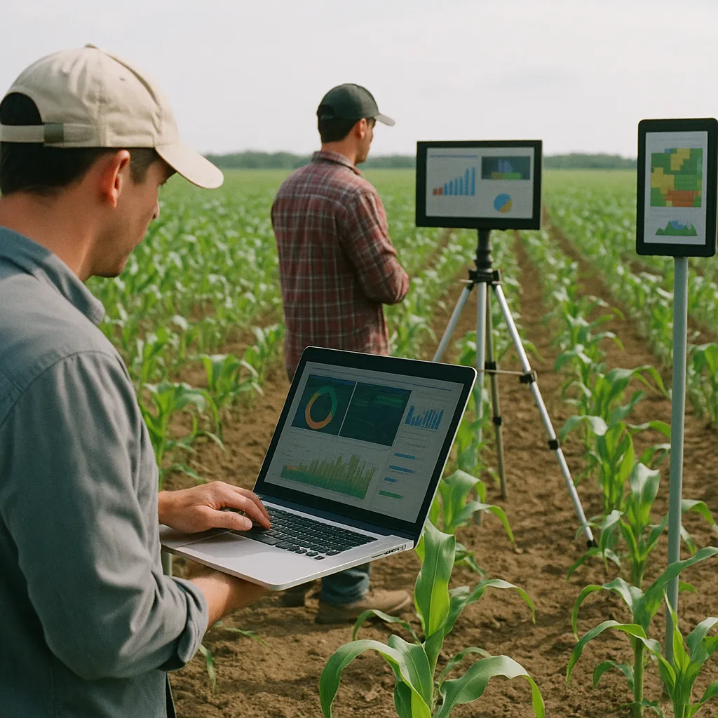 A farm featuring crop, monitors, related to AI Precision Agriculture Is Booming — But 80% of the World's