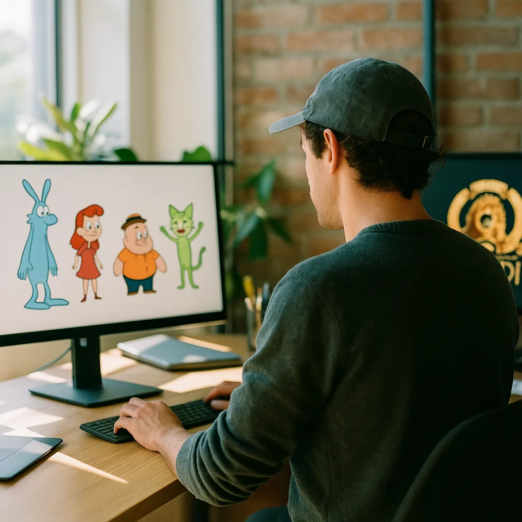A studio where a person is operating related to a technology company MGM Greenlights Three Animated Series P