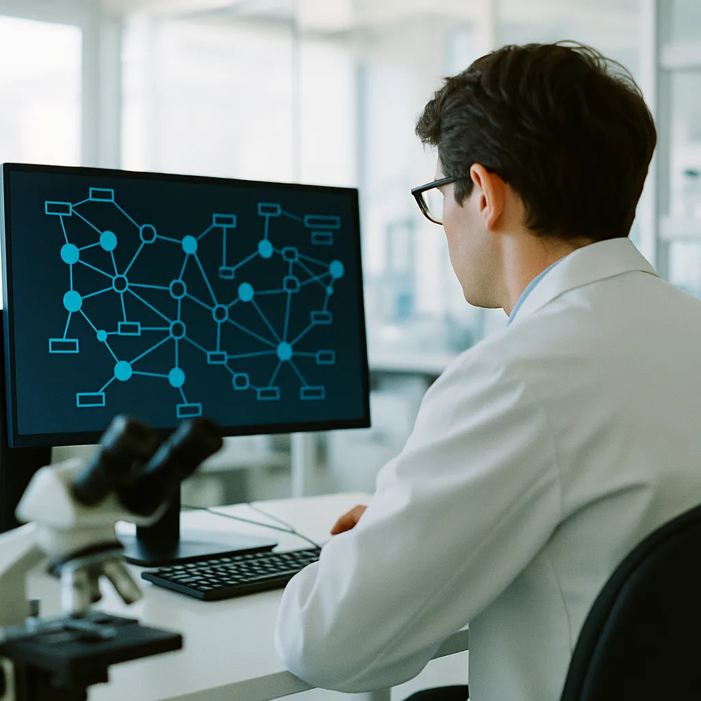 A research laboratory where a person is building related to an AI safety company Is Researching AI Agents That Improve T from an unusual angle or perspective