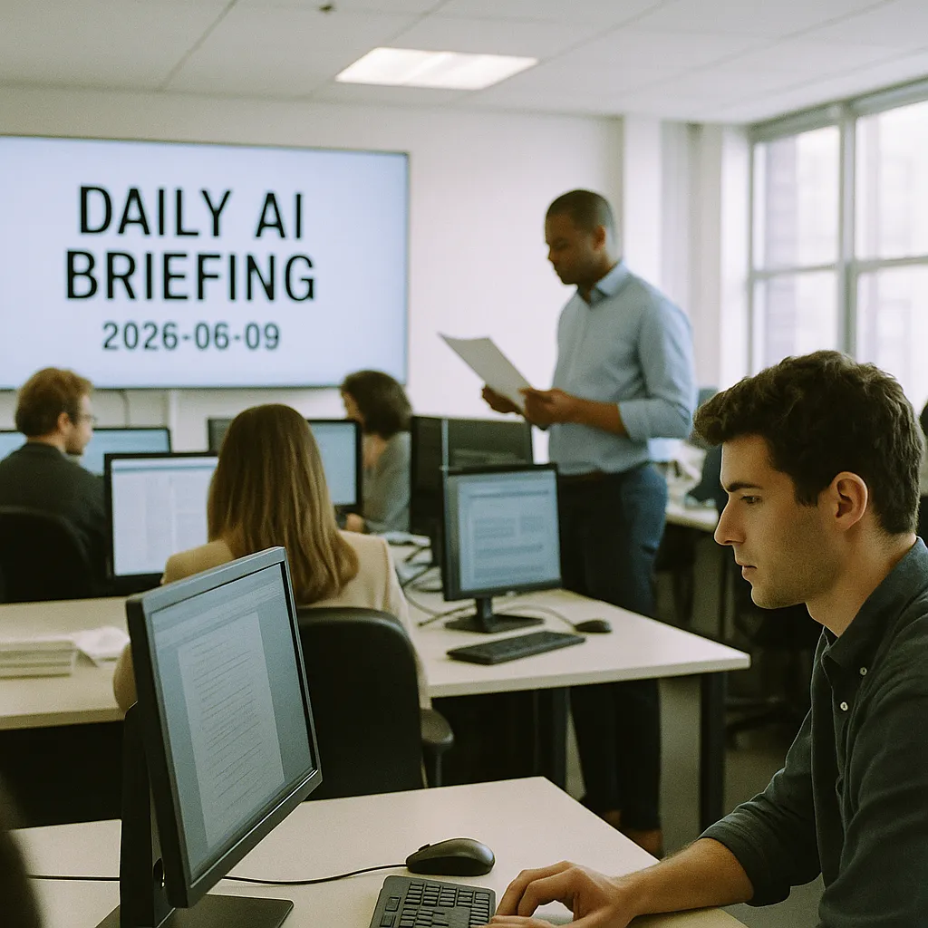 A newsroom related to Daily AI Briefing — 2026-06-09