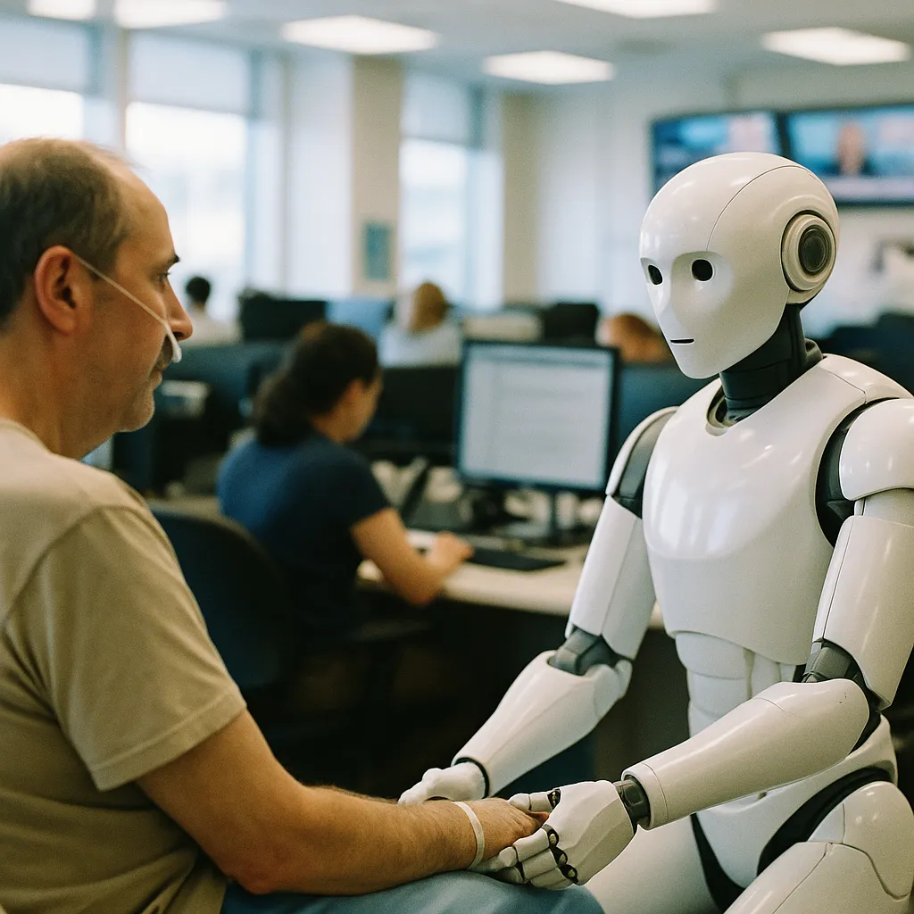 A newsroom featuring patient, robot, related to Daily AI Briefing — 2026-06-12