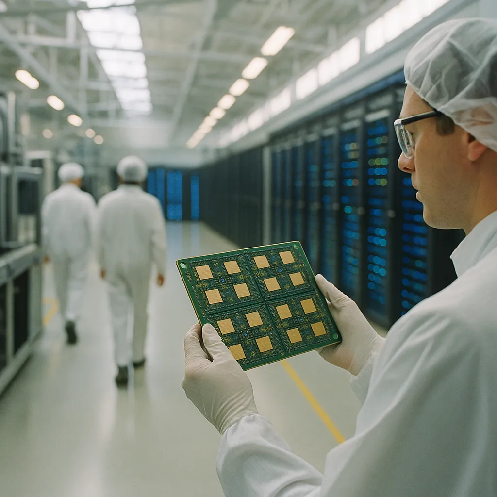 A factory featuring data center, chips, related to Daily AI Briefing — 2026-06-15