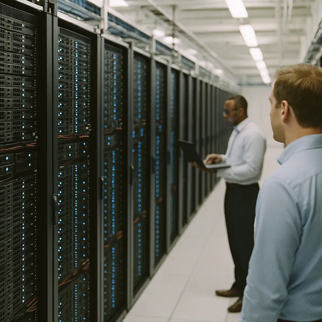 A data center featuring data centers, data center, related to Daily AI Briefing — 2026-06-17 from an unusual angle or perspective