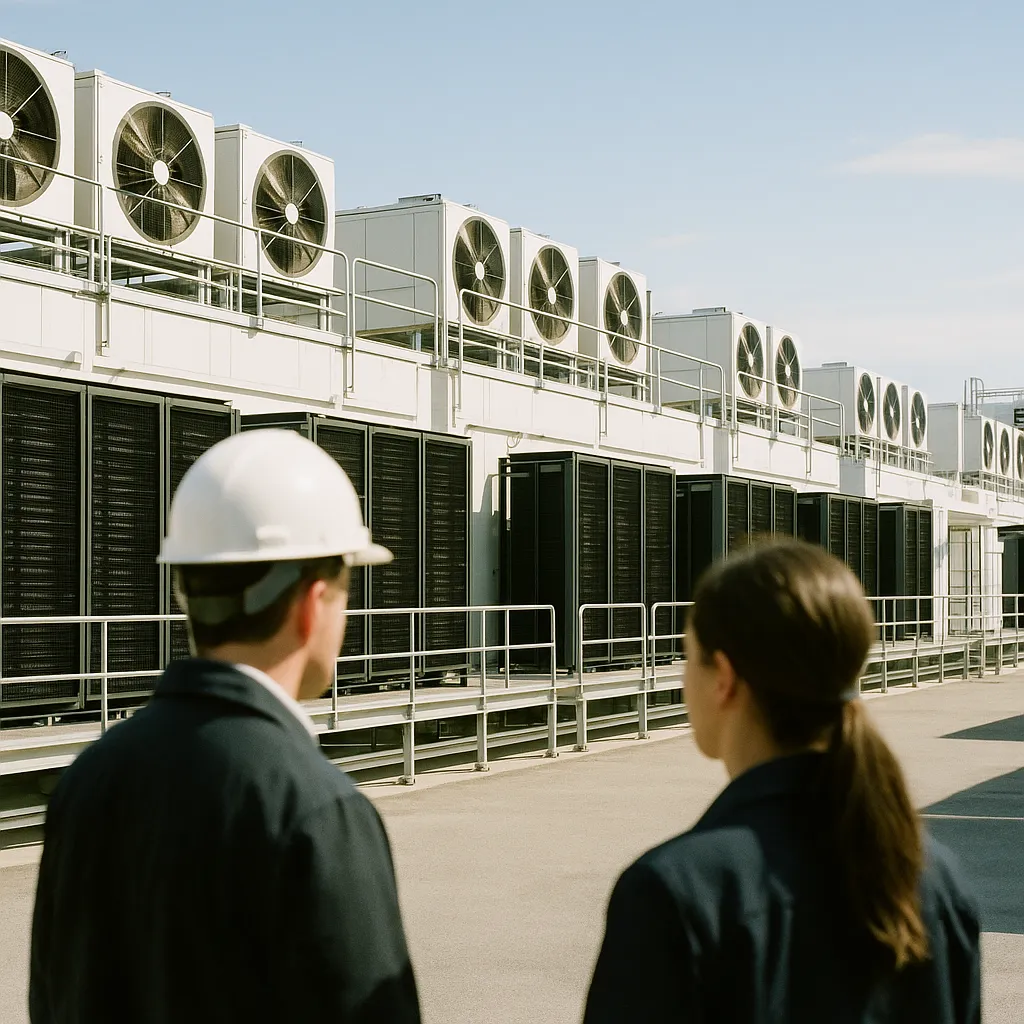 A data center featuring data centers, data center, related to AI Grid Initiative Targeting 71 Billion Euros in Annual Elec