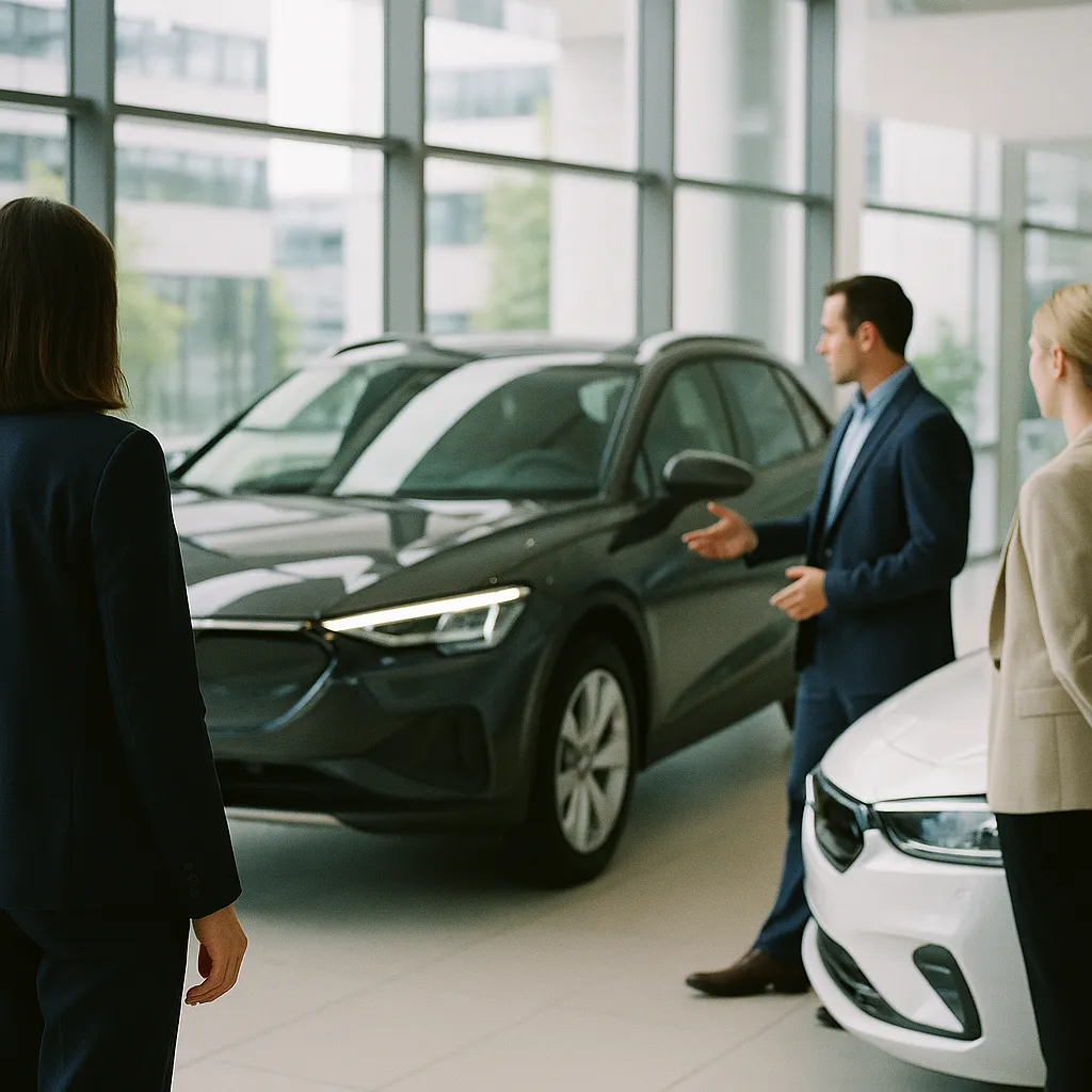 A modern corporate office featuring car, cars, related to MAI-Voice 2, MAI-Image 2.5, and MAI-Transcribe 1.5 at Build 