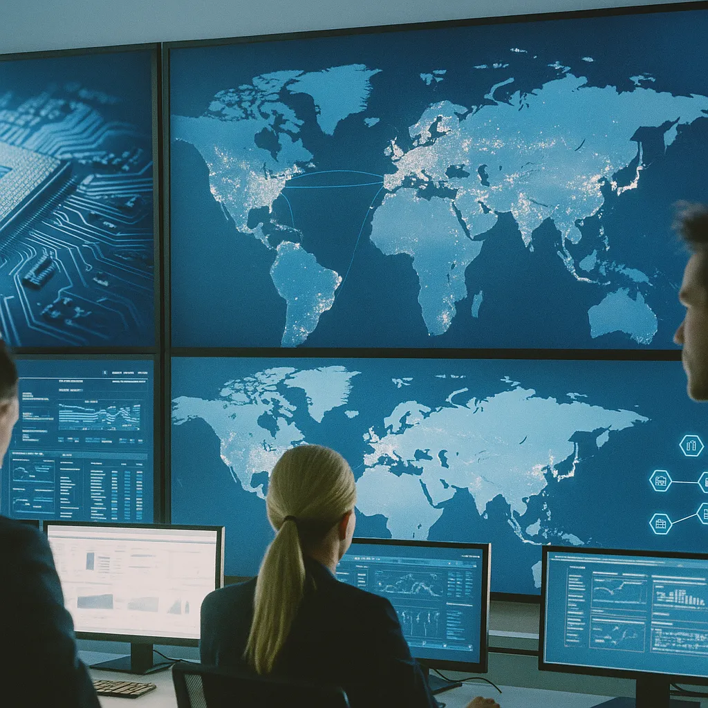 A network operations center related to a chip manufacturer and 12 Global Telcos Commit to Build 6G 