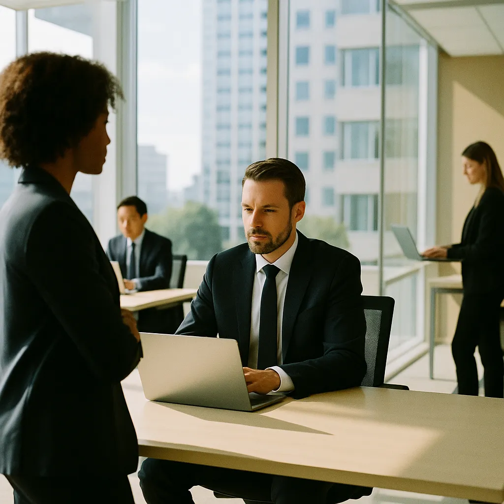 A modern corporate office related to $150 Million Partner Network to Scale Enterprise AI Adoption