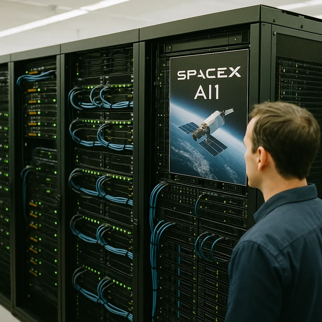 A Data Center featuring Data Center, data center, related to SpaceX AI1 Orbital Data Center: Space-Based AI Compute Is Re from an unusual angle or perspective