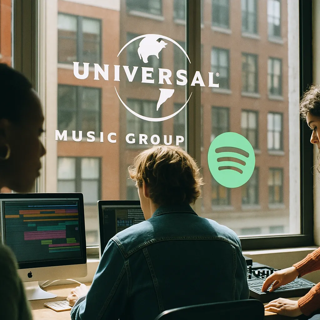 A creative studio related to Universal Music Group and Spotify Launch AI Remix Initiative