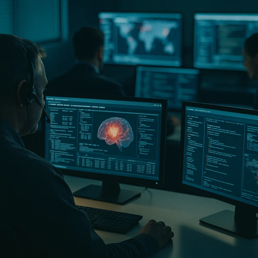 A cybersecurity operations center related to AI Malware Found in the Wild Using an AI model to Autonomous from an unusual angle or perspective