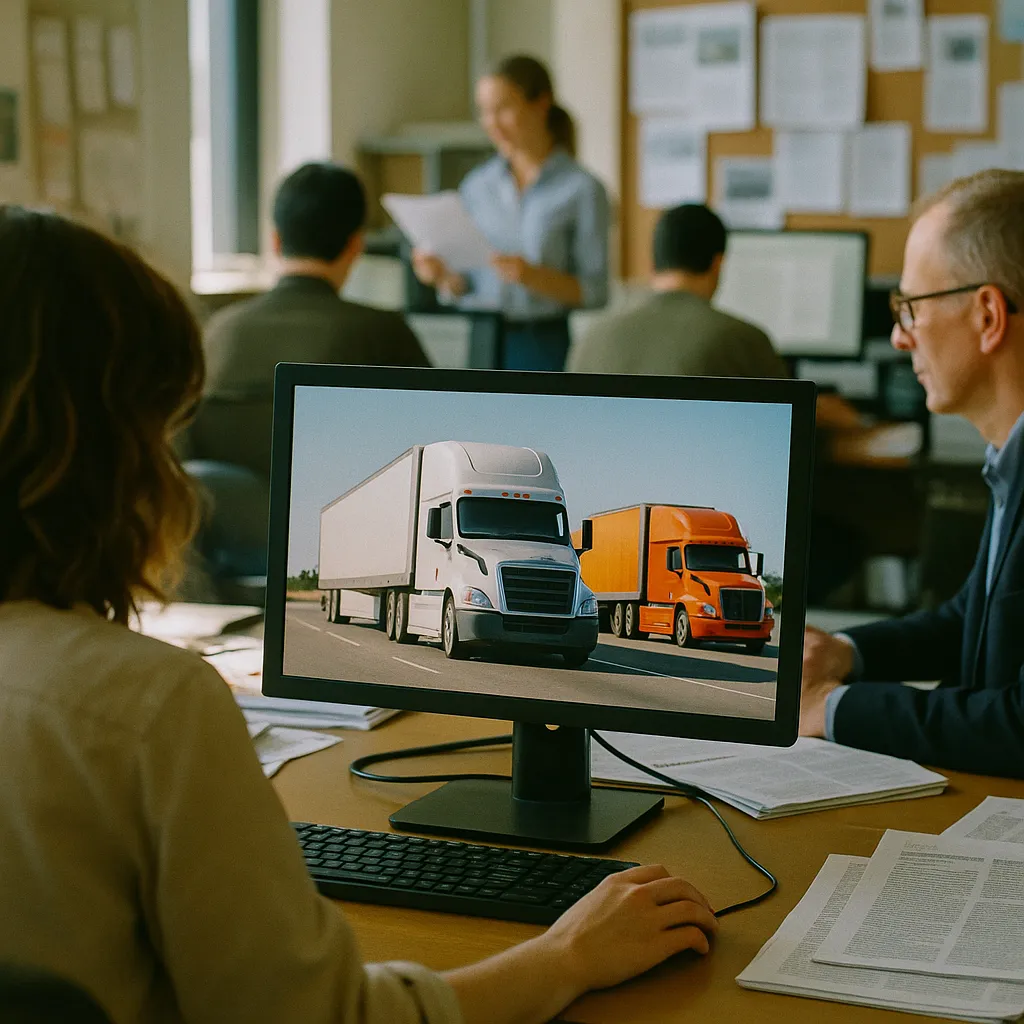 A newsroom featuring truck, trucks, related to Daily AI Briefing — 2026-09-18
