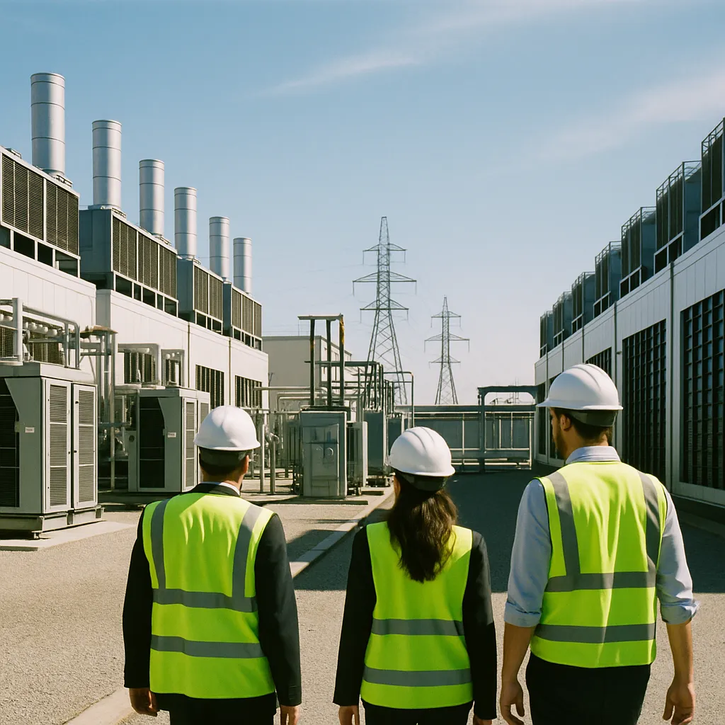 A energy facility featuring data centers, related to Physics-Informed AI Could Outperform Generic Machine Learnin