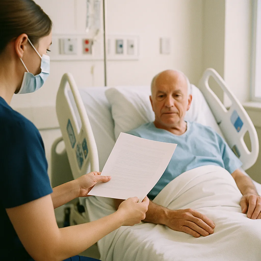 A hospital featuring patient, document, related to Hackensack Meridian Health Completes First Joint Commission 