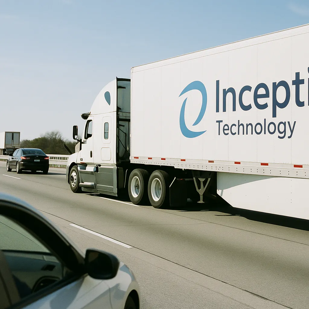 A highway featuring vehicles, truck, related to Inceptio Technology Crosses 1 Billion Kilometers of Commerci