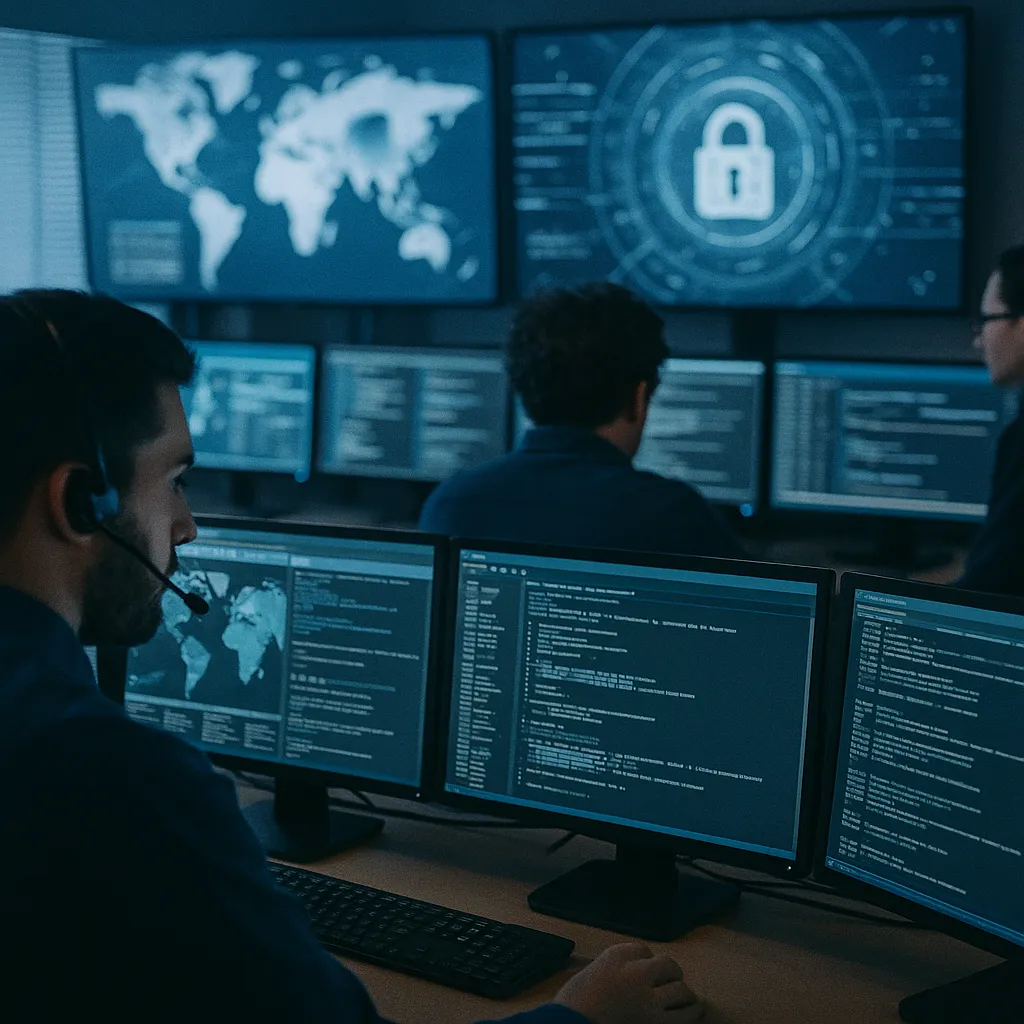 A cybersecurity operations center related to a major AI company Delays a technology company-6.1 Astra Rel from an unusual angle or perspective