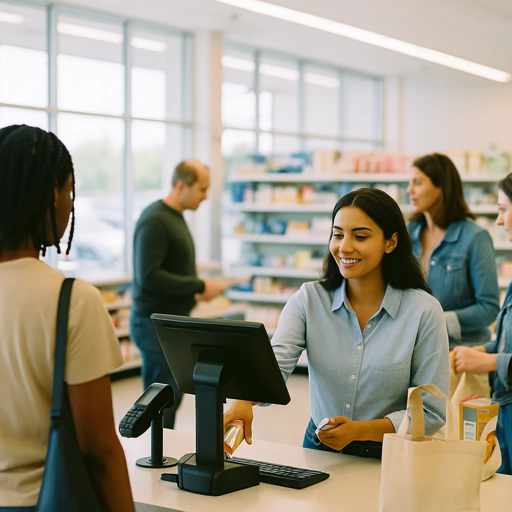 A retail store featuring checkout, related to AI Personalization Leaders Generate 40% More Revenue — but O