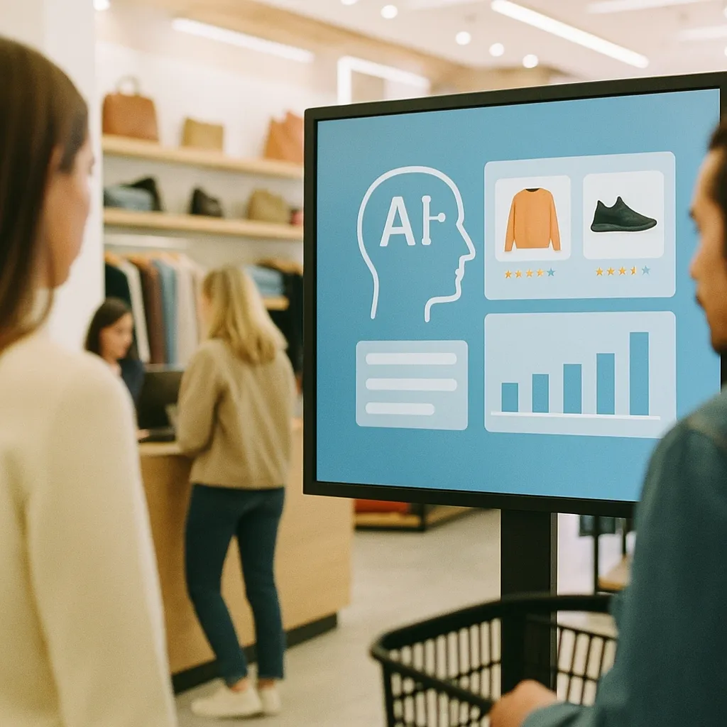 A retail store featuring interface, related to AI Is Rewiring How Americans Shop Online — and $20 Billion i