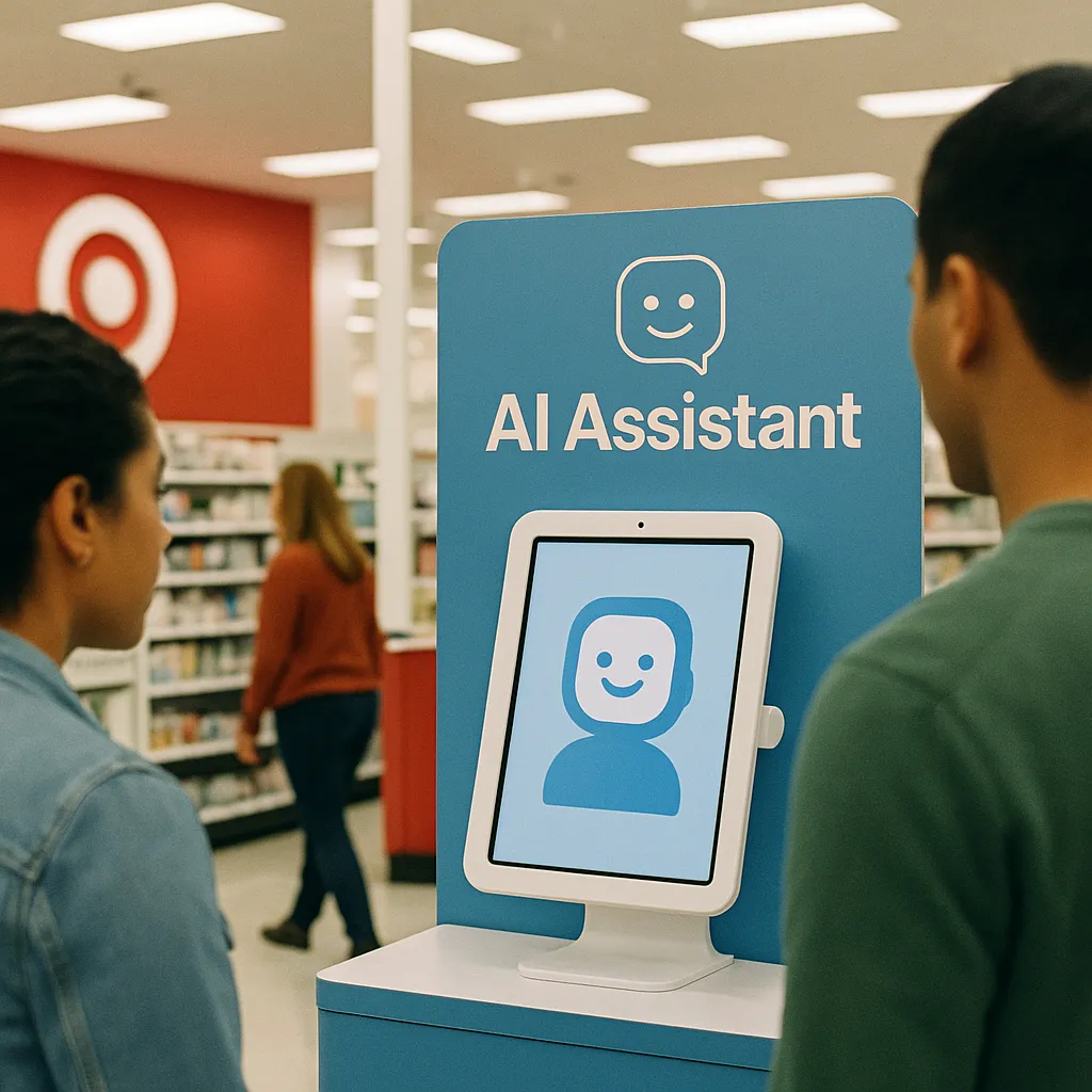 A retail store related to Target and a major AI company Expand: an AI assistant Enterp