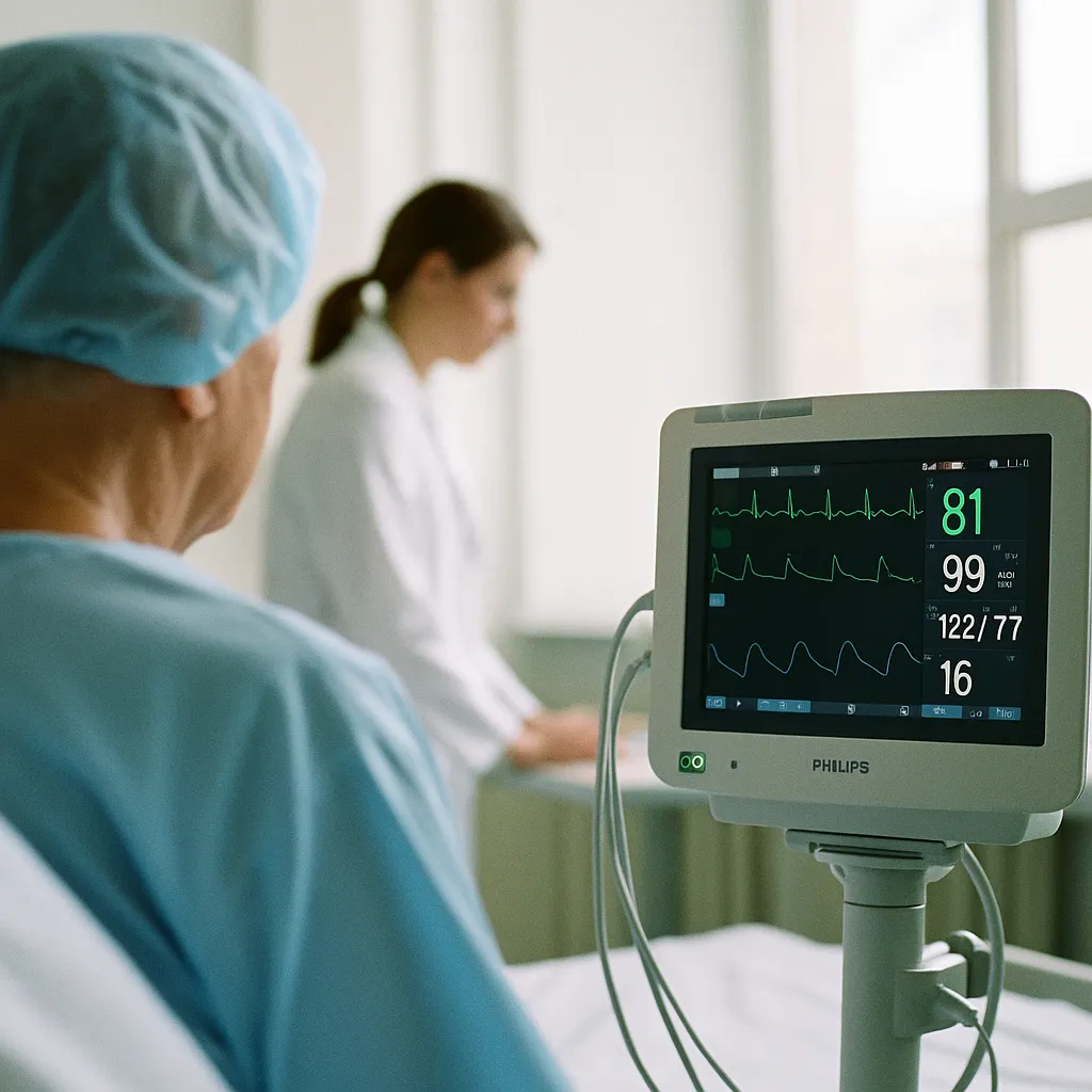 A medical facility featuring patient, monitor, related to Personalis for $1.5 Billion to Expand Into Cancer Recurrence from an unusual angle or perspective
