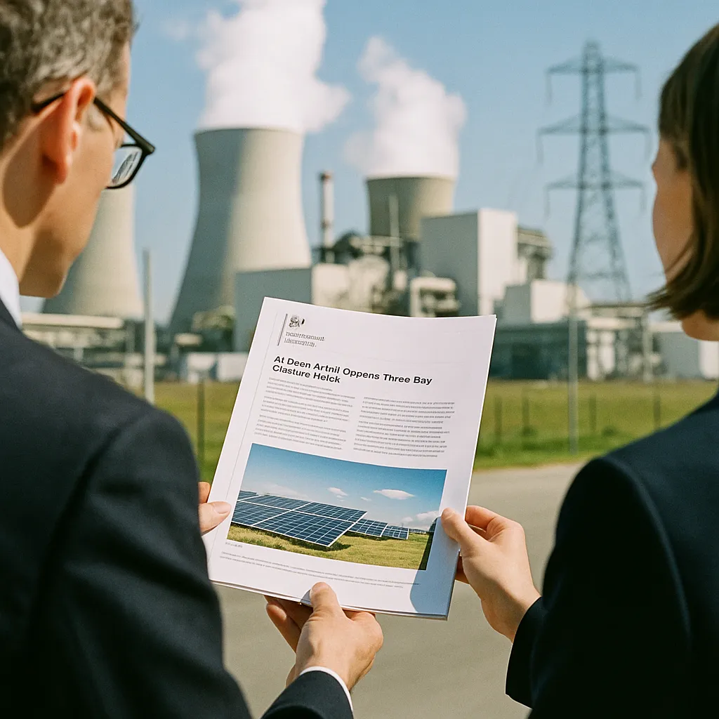 A energy facility featuring document, documents, related to UK Government Publishes AI Clean Energy Vision, Opens Three-