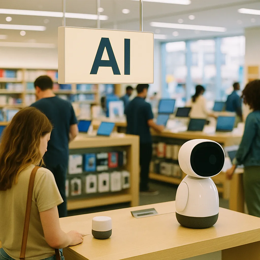 A retail store related to AI Referrals to Retail Sites Surged 302% While Every Other T