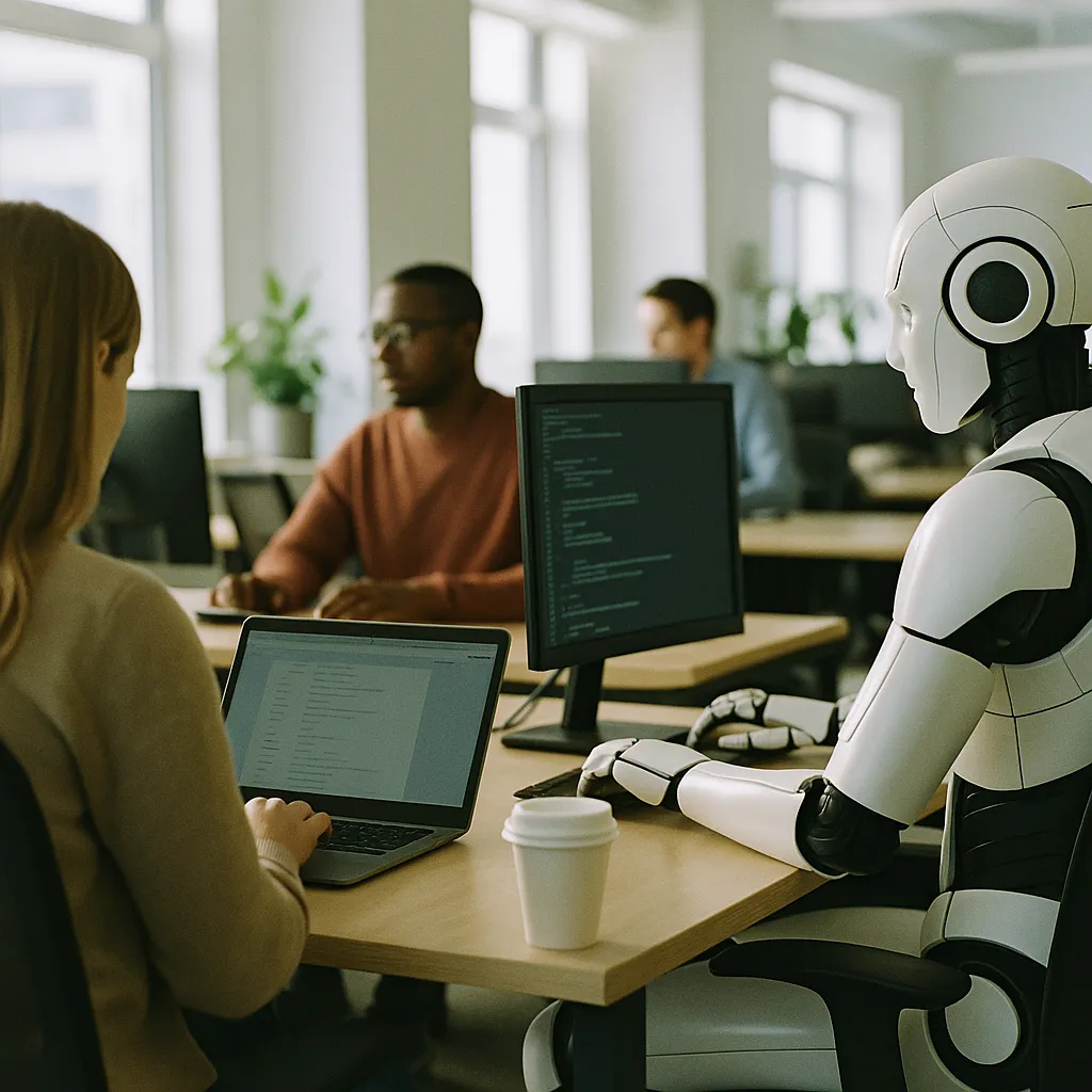 A modern workplace related to AI Is Splitting the Workforce in Two: 56% of Workers Left Be