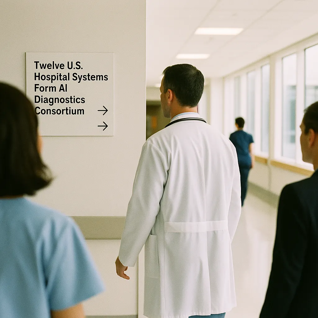 A hospital where a person is Building related to Twelve U.S. Hospital Systems Form AI Diagnostics Consortium 