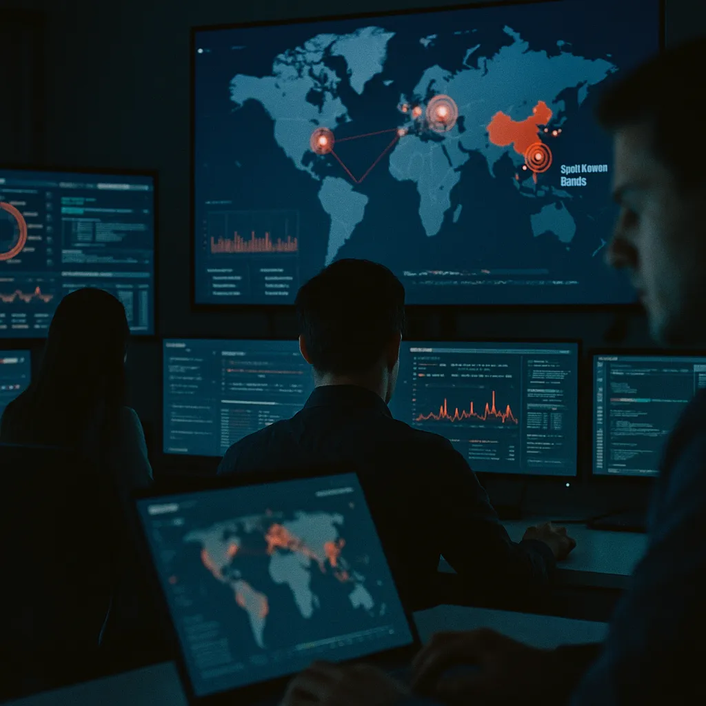 A cybersecurity operations center related to AI-Native Cyberattacks Hit South Korean Banks: ARTEX Tool Pl from an unusual angle or perspective
